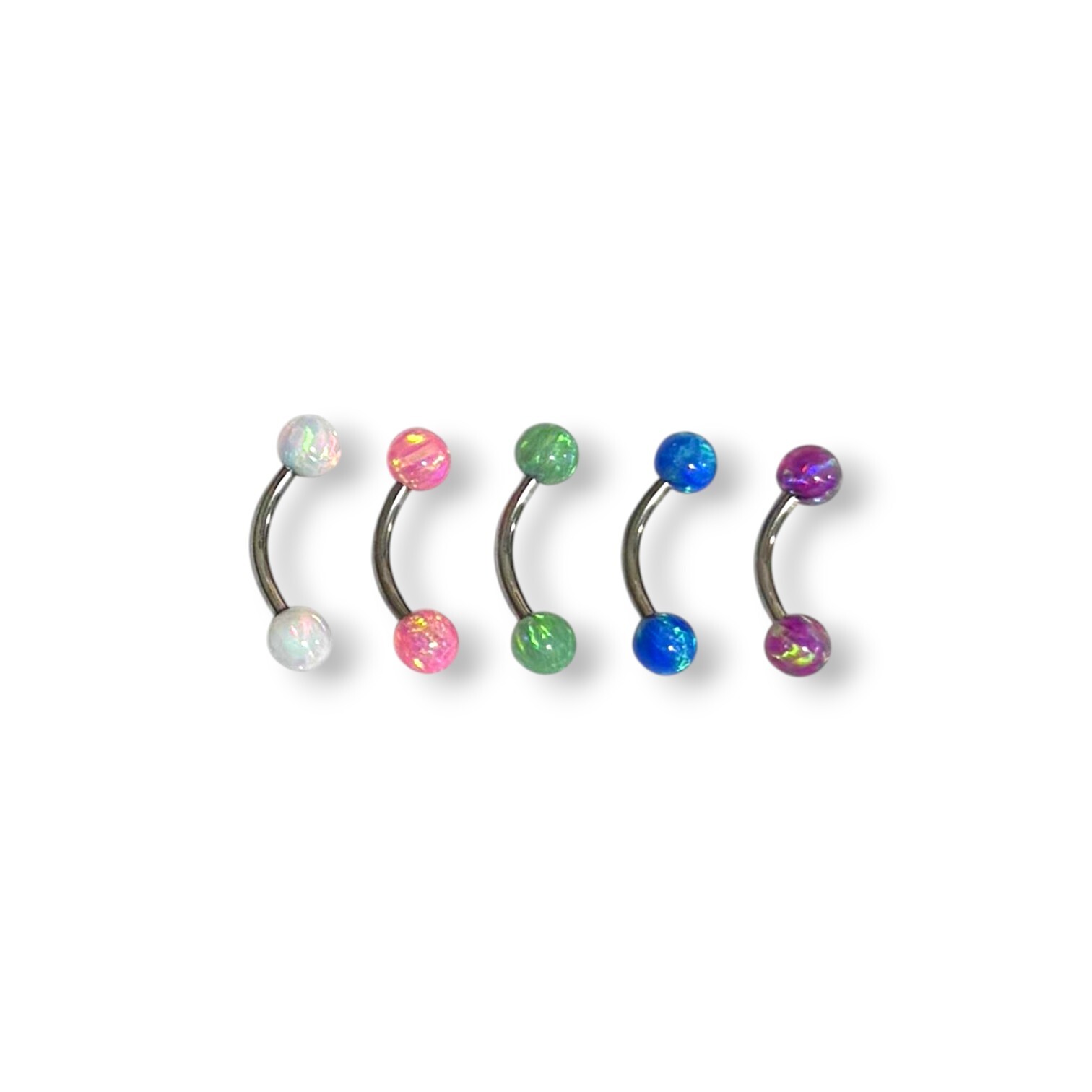 鋼眉環-雙頭澳寶球 4M 5色(單支價)