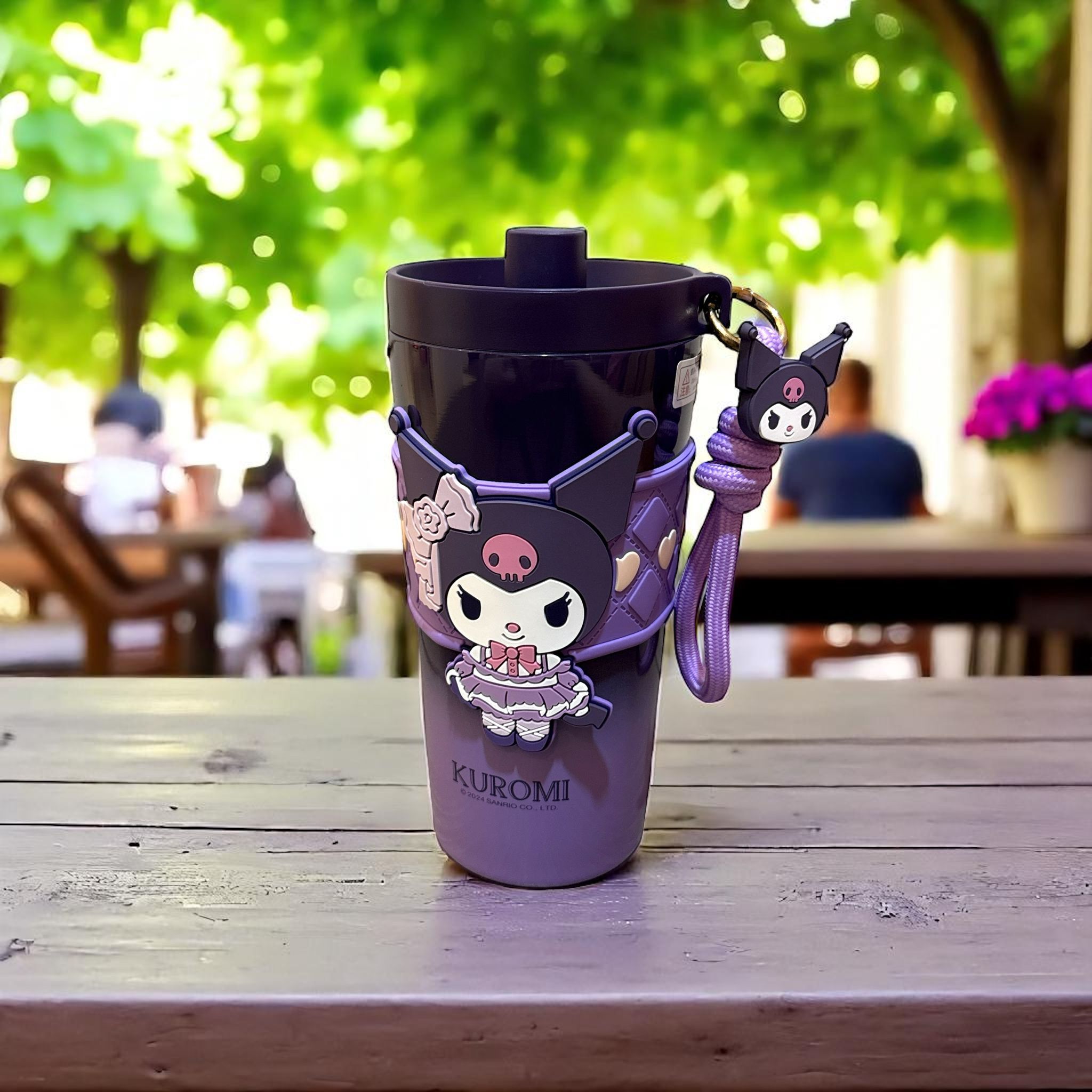 25076-KU Sanrio Kuromi 650ml 不鏽鋼隨行保溫杯 #TW-KM25