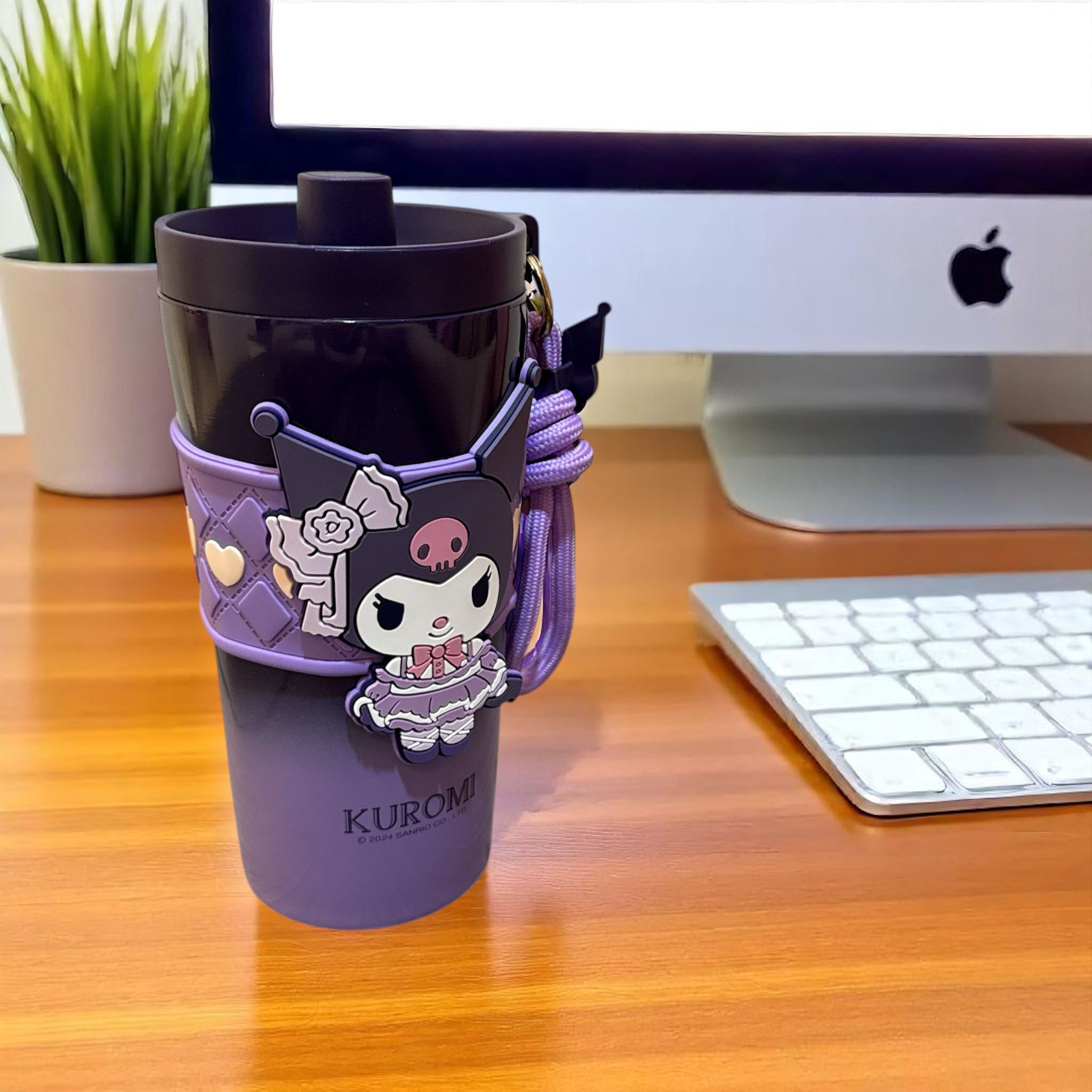 25076-KU Sanrio Kuromi 650ml 不鏽鋼隨行保溫杯 #TW-KM25