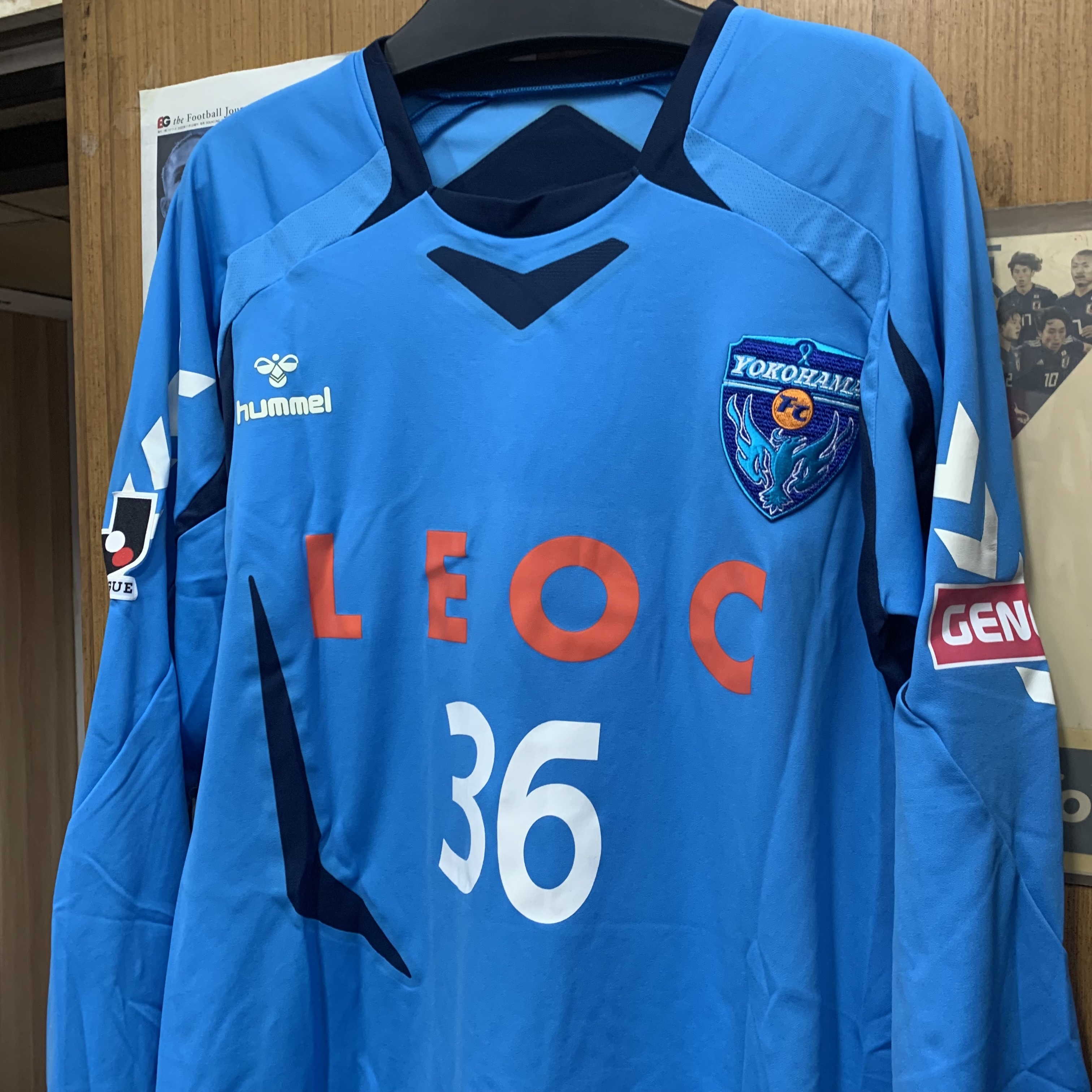 2010 Yokofama FC LS Home Shirt with 36 TERADA [Used, O 90% New]