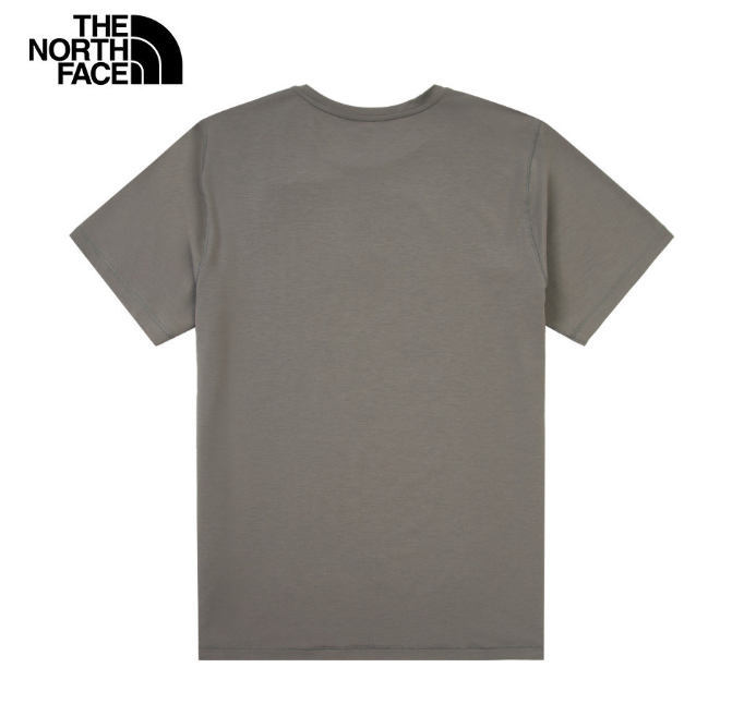 The North Face 北面 男款 灰色吸濕排汗短袖T恤 Adventure Tee | 快乾運動機能上衣 戶外健行訓練必備  JUN25