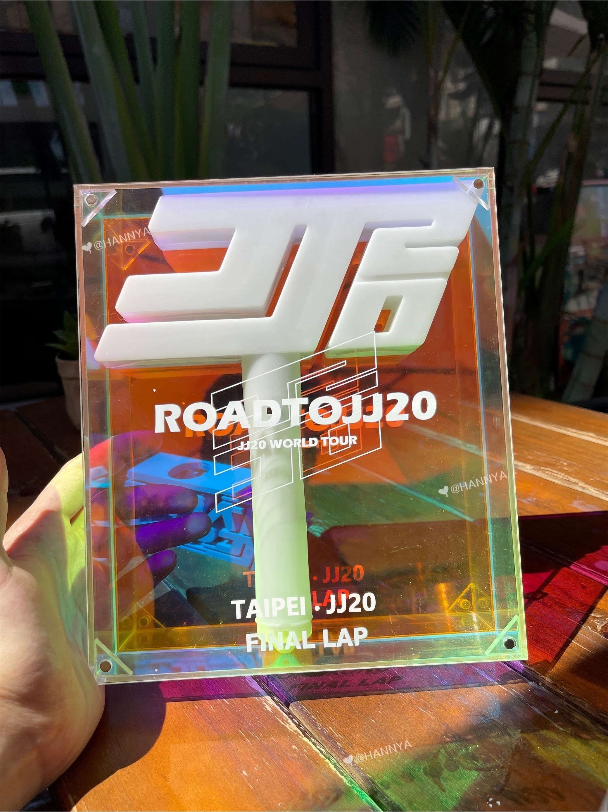 預售製作中 台北場 林俊傑周邊 JJ20 應援棒 收納盒 展示盒 底座 票根收藏夾 應援 炫彩 鐳射版(商品不含手燈)