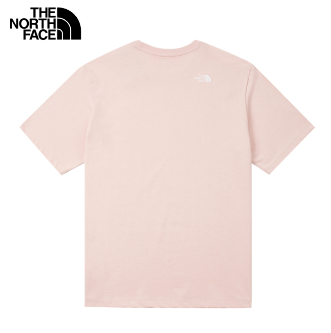 The North Face 北面 男女同款 粉紅色小LOGO短袖T恤 RLX CORE | 百搭休閒潮流上衣 Unisex Tee  JUN25