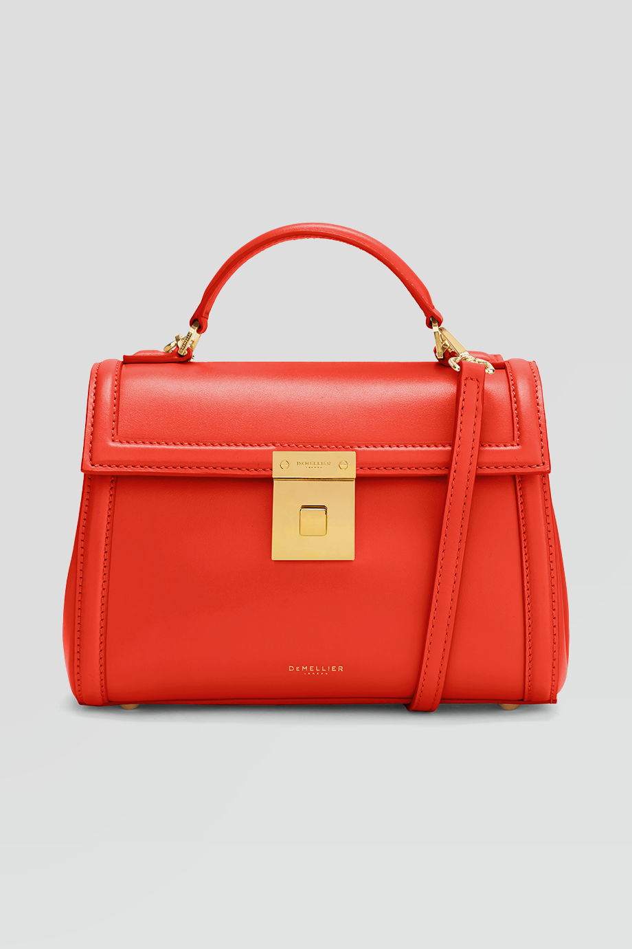 DeMellier｜PARIS 真皮飾邊梯形手拿包