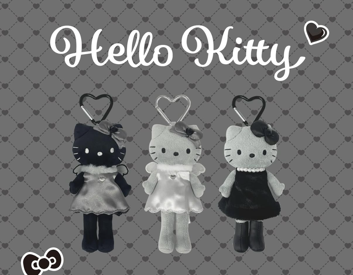 (3月預訂) SANRIO HELLO KITTY B&W 長腿