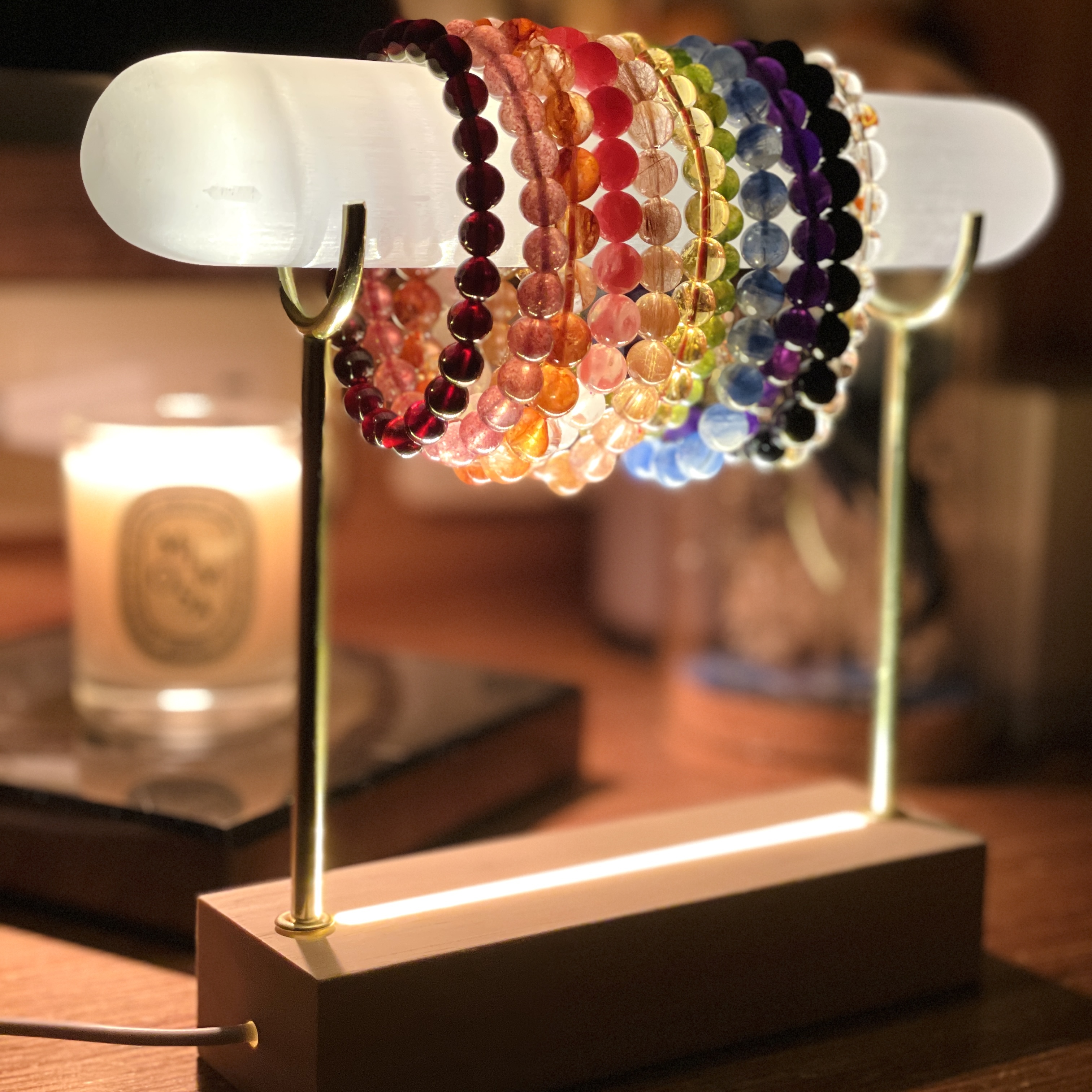 透石膏燈座－消磁淨化必備夥伴