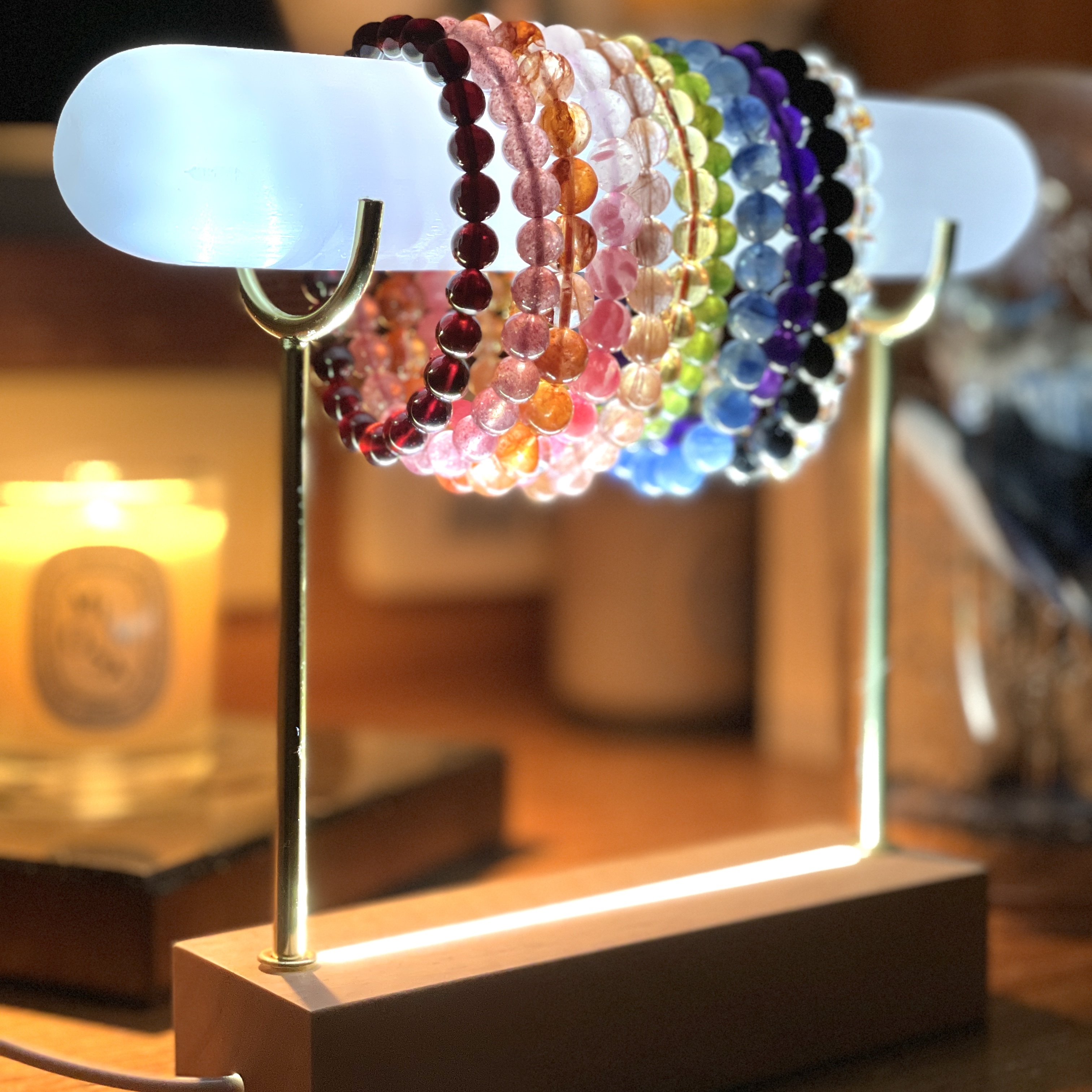 透石膏燈座－消磁淨化必備夥伴