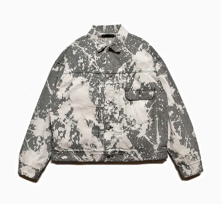 MINEDENIM HICKORY BLEACHOUT E.BF-G JACKET- PRE ORDER ITEM (預訂中)