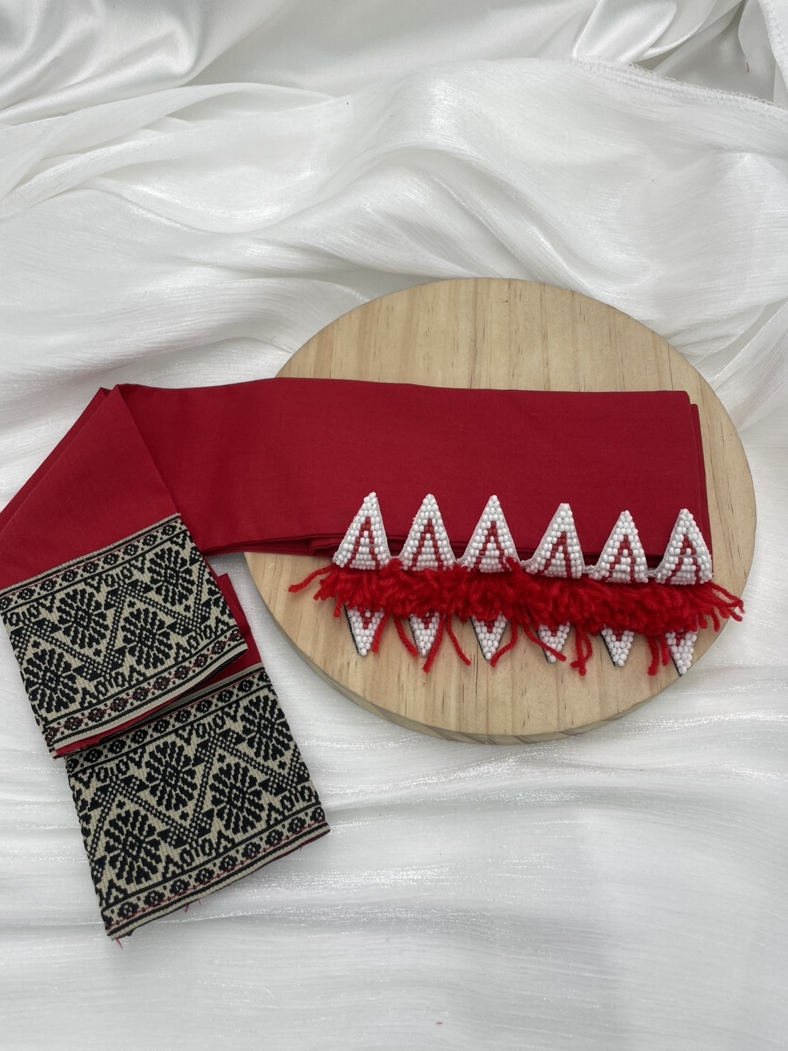 No.6大人款12瓣珠繡額花120cm