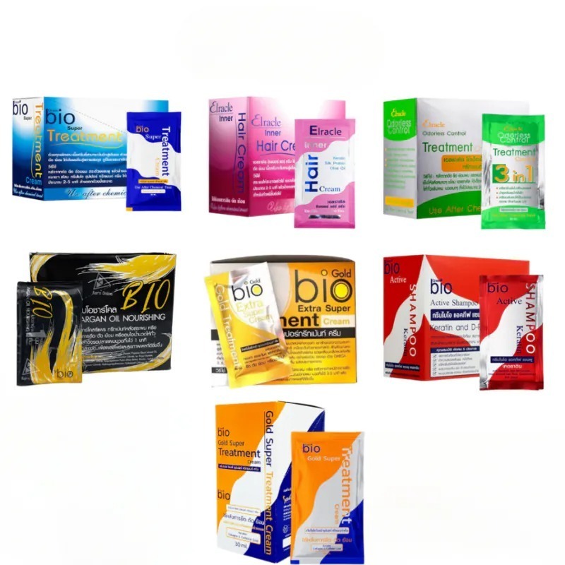 泰國直送 Salon級專業 Bio Super Treatment 修護焗油髮膜系列 1盒24包 [#SQ25060811]