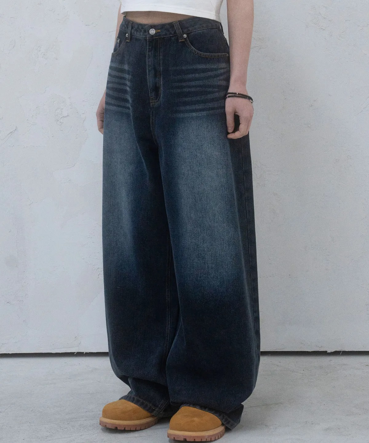 AVANDRESS Basic Brush Daily Wide Pants