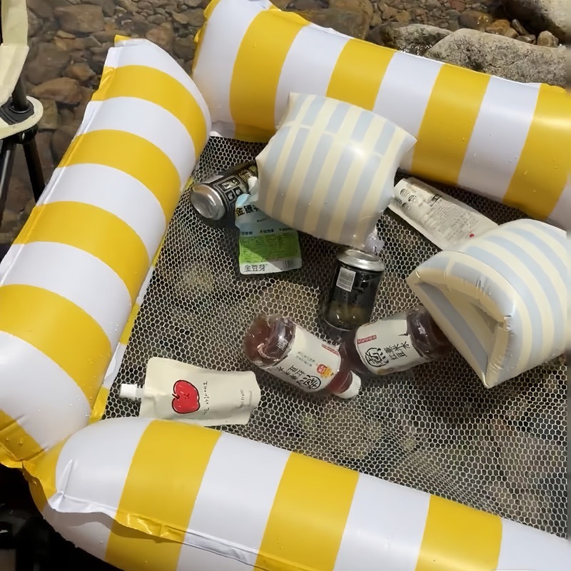 現貨黃色｜耍廢必備我先耍廢一下四管吊床拍照神器 𓇼 ⋆.˚