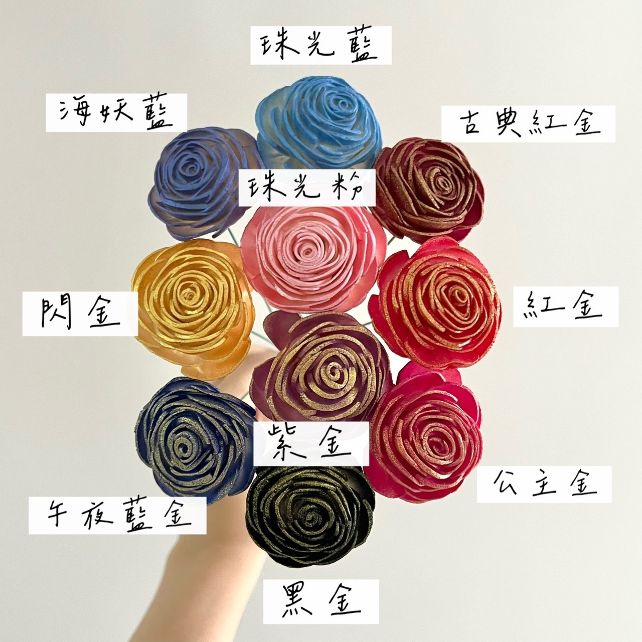 越南索拉花大美眉 6CM <十支一把>