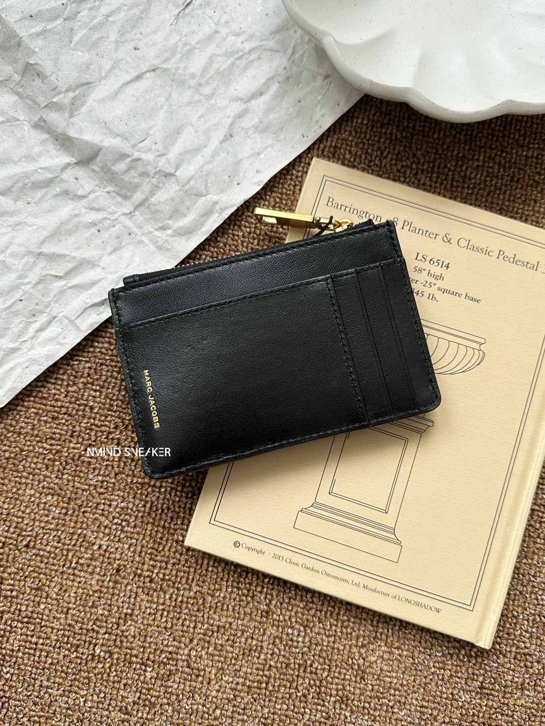 <快速出貨✨> MARC JACOBS 撞色鑰匙圈拉鍊卡包