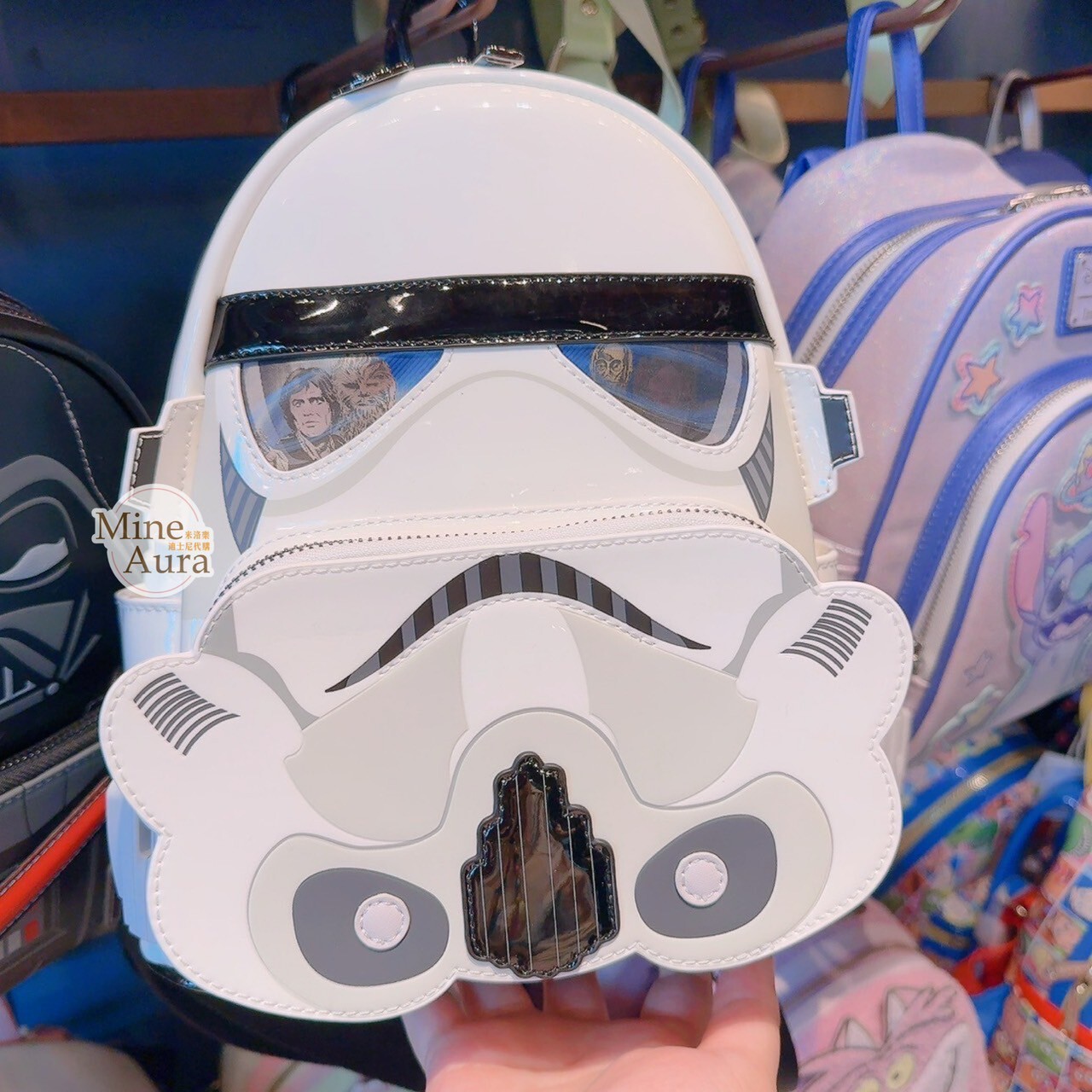 白武士 White Knight 大頭造型 後背包 星際大戰 Star Wars -香港迪士尼樂園