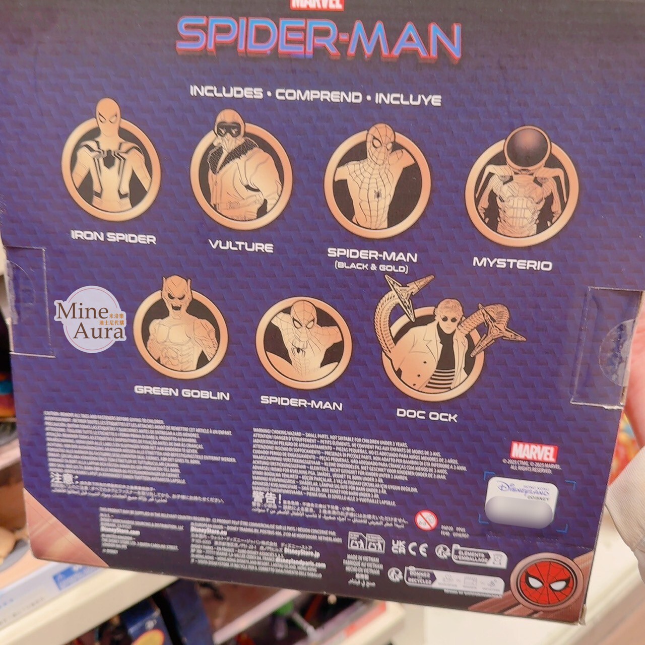 蜘蛛人 Spider-Man 角色大集合 公仔組 擺飾品 漫威 Marvel -香港迪士尼樂園