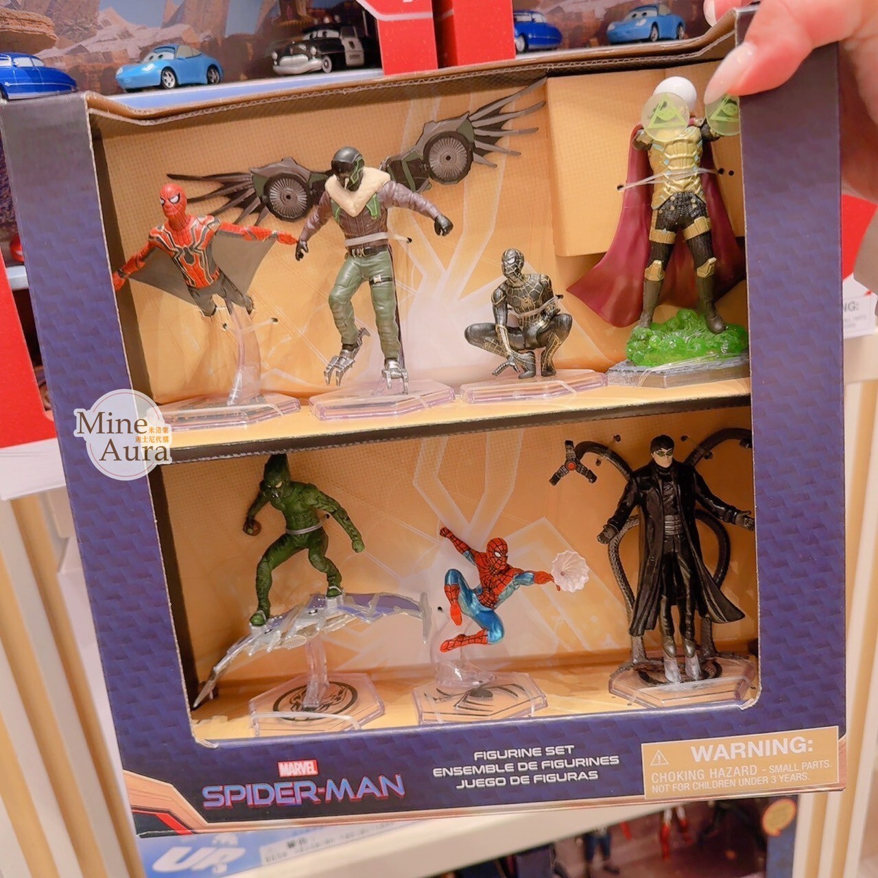 蜘蛛人 Spider-Man 角色大集合 公仔組 擺飾品 漫威 Marvel -香港迪士尼樂園