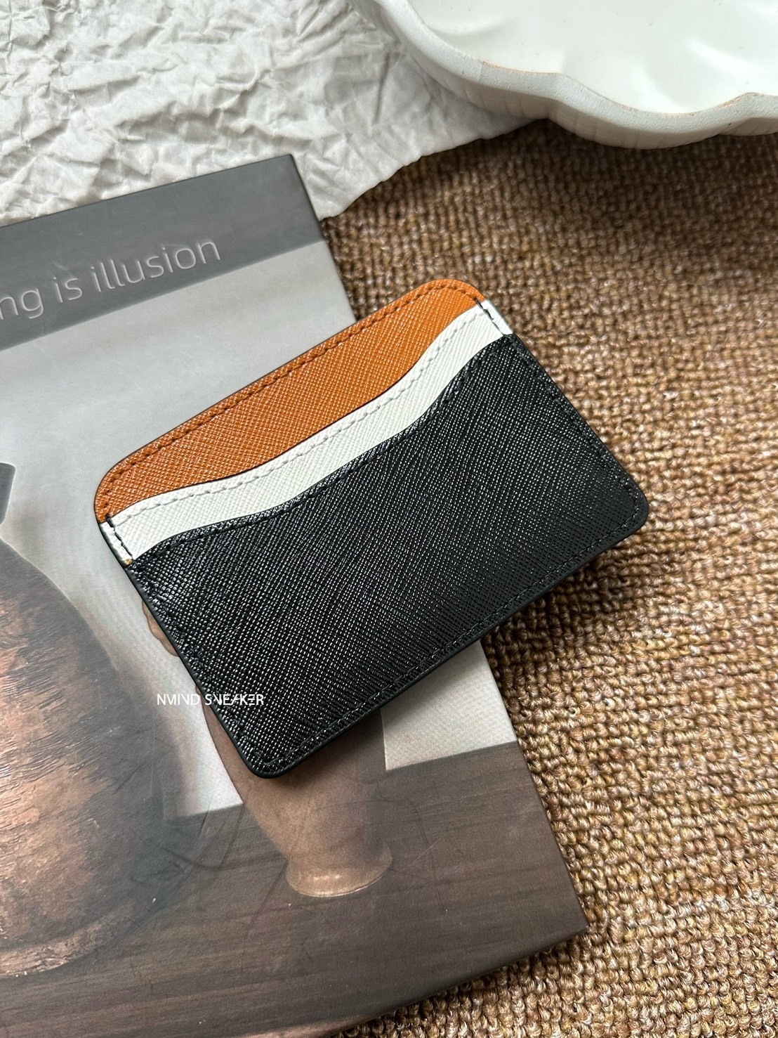 <快速出貨✨> MARC JACOBS 黑白咖撞色卡夾