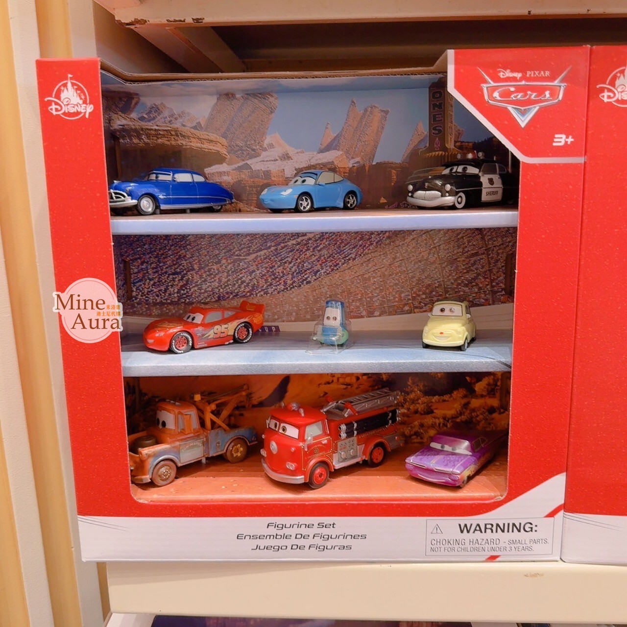 閃電麥坤 Lightning McQueen 角色大集合 公仔組 擺飾品 汽車總動員 Cars -香港迪士尼樂園