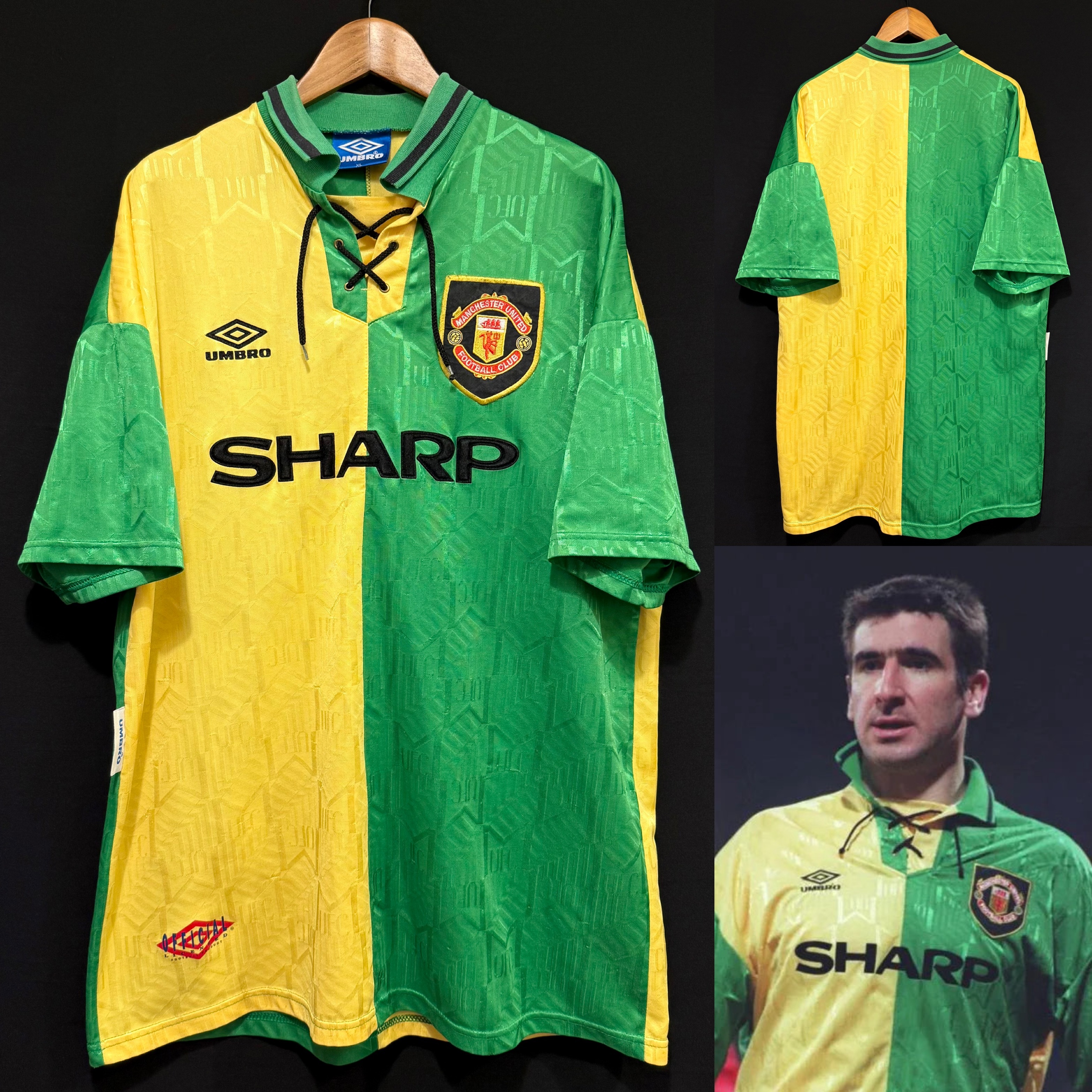 曼聯 1992-1993 Umbro 二客球衣