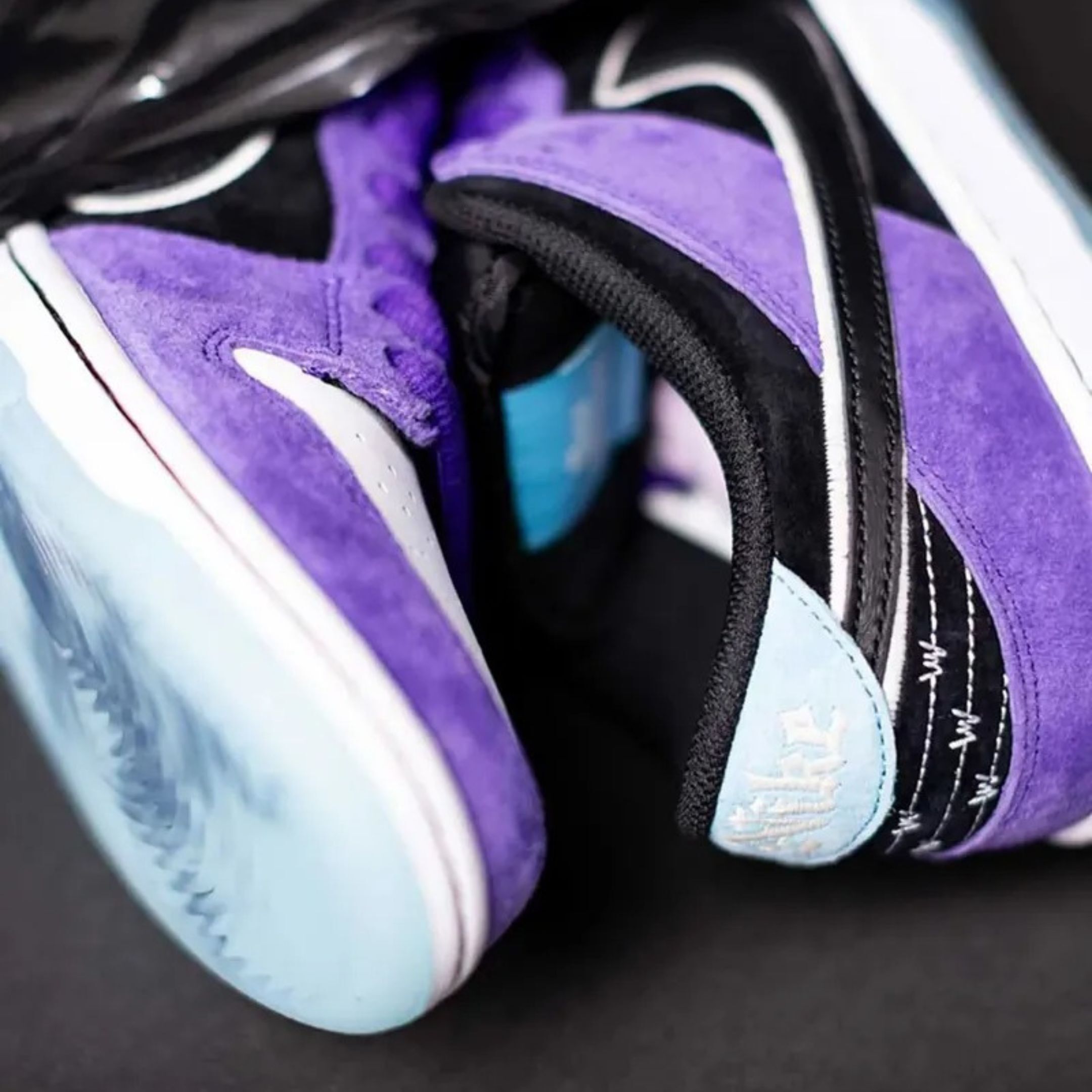 NICEDAY 代購 Hayley Wilson x Nike SB Dunk Pro 聯名 紫黑 黑紫 冰底 麂皮 HJ0513-500