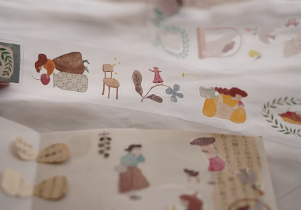 森空｜a lovely day 割型亮面PET膠帶