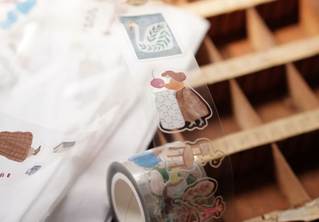 森空｜a lovely day 割型亮面PET膠帶