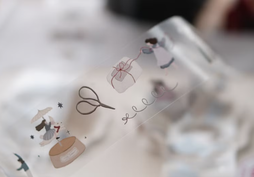 森空｜少女詩集 亮面霧銀PET膠帶