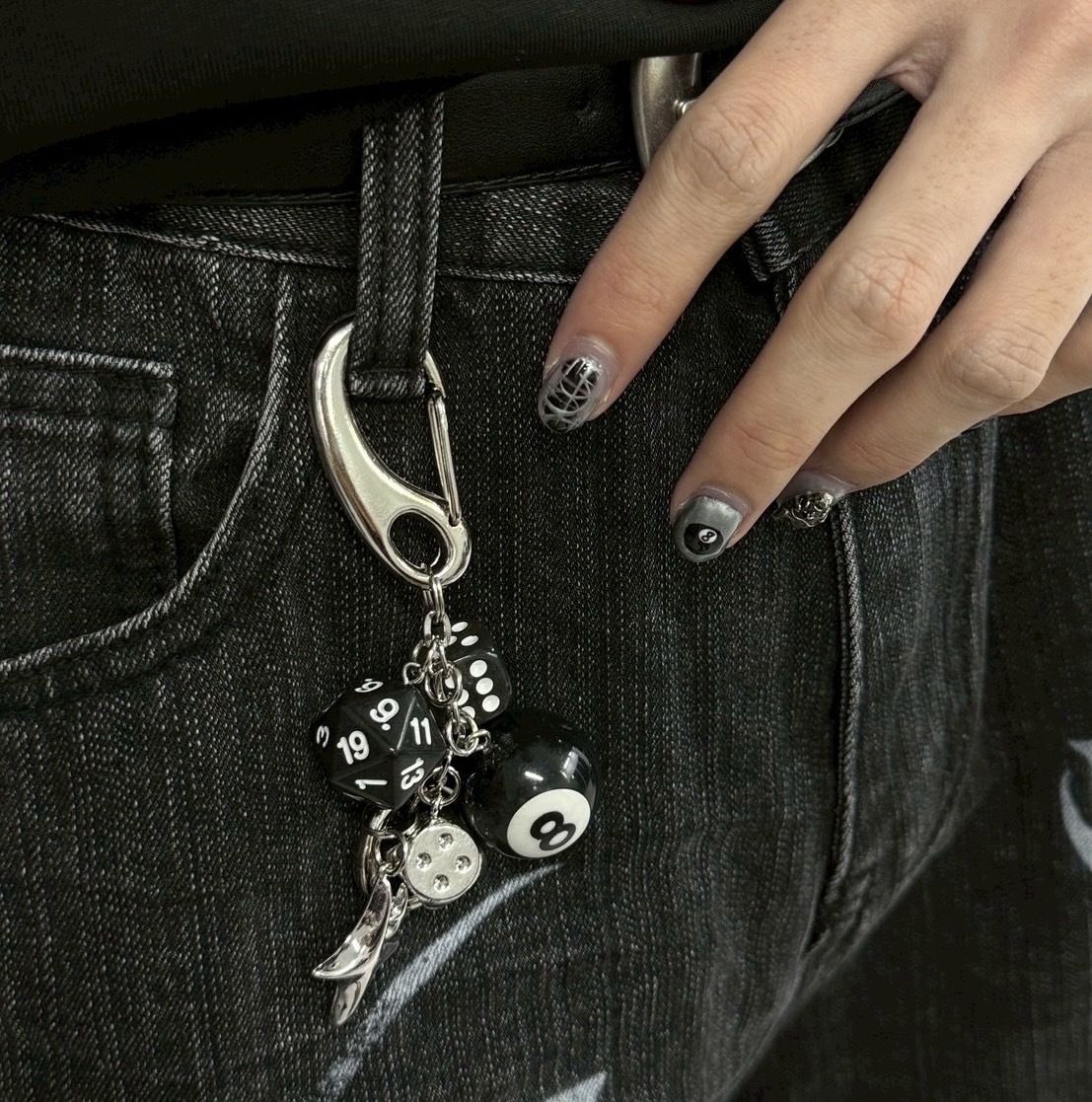 (GOAL) 撞球骰子 褲鍊 掛飾 配件 🎱