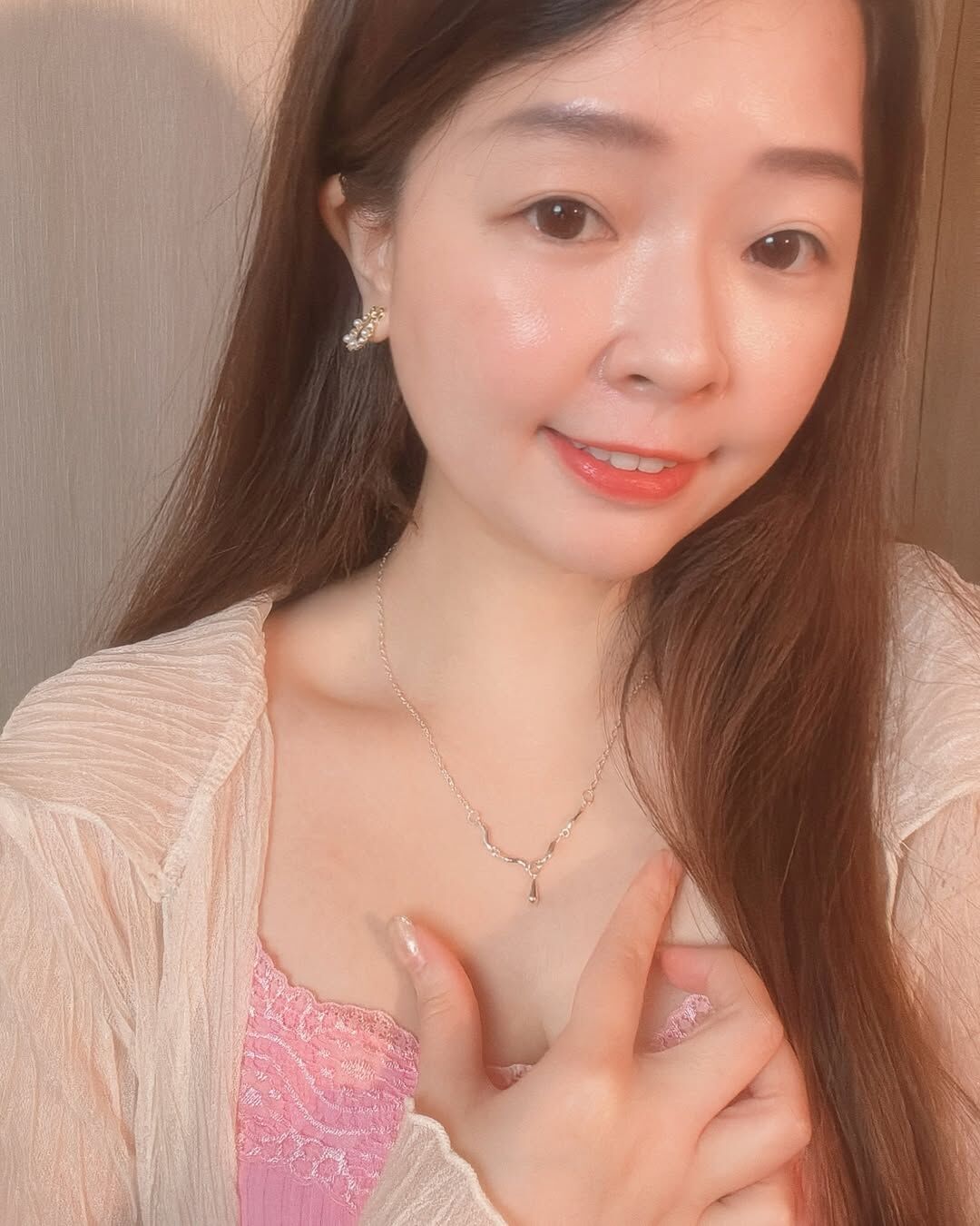 [🧝🏻‍♀️自留女神款 太美了] N40 Aurora necklace - silver925