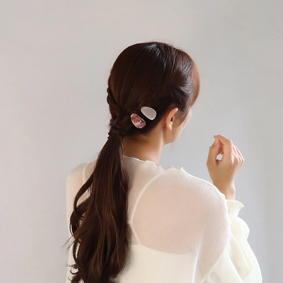 [日本制] 大理紋髮夾SET