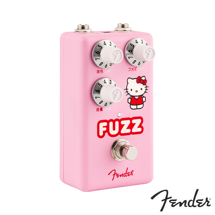Fender Hello Kitty Pink Fuzz Pedal 破音 效果器