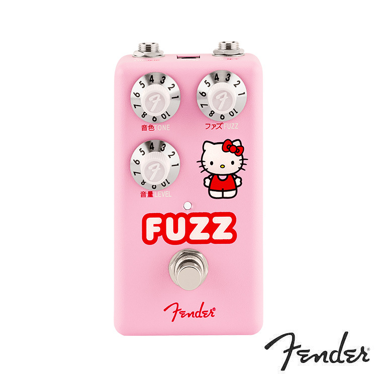 Fender Hello Kitty Pink Fuzz Pedal 破音 效果器
