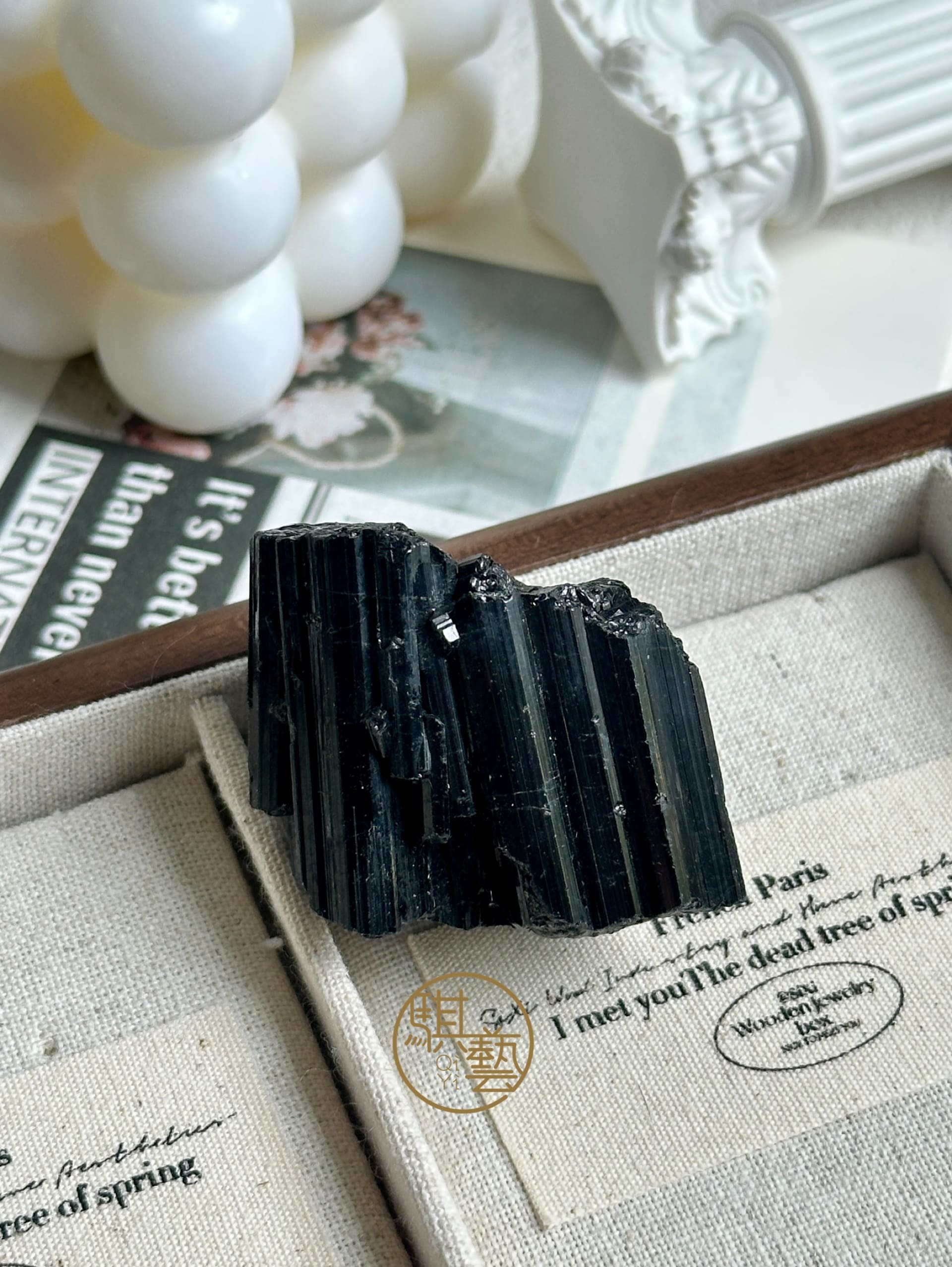 莫桑比克黑碧璽原礦｜頂級防護磁場淨化石