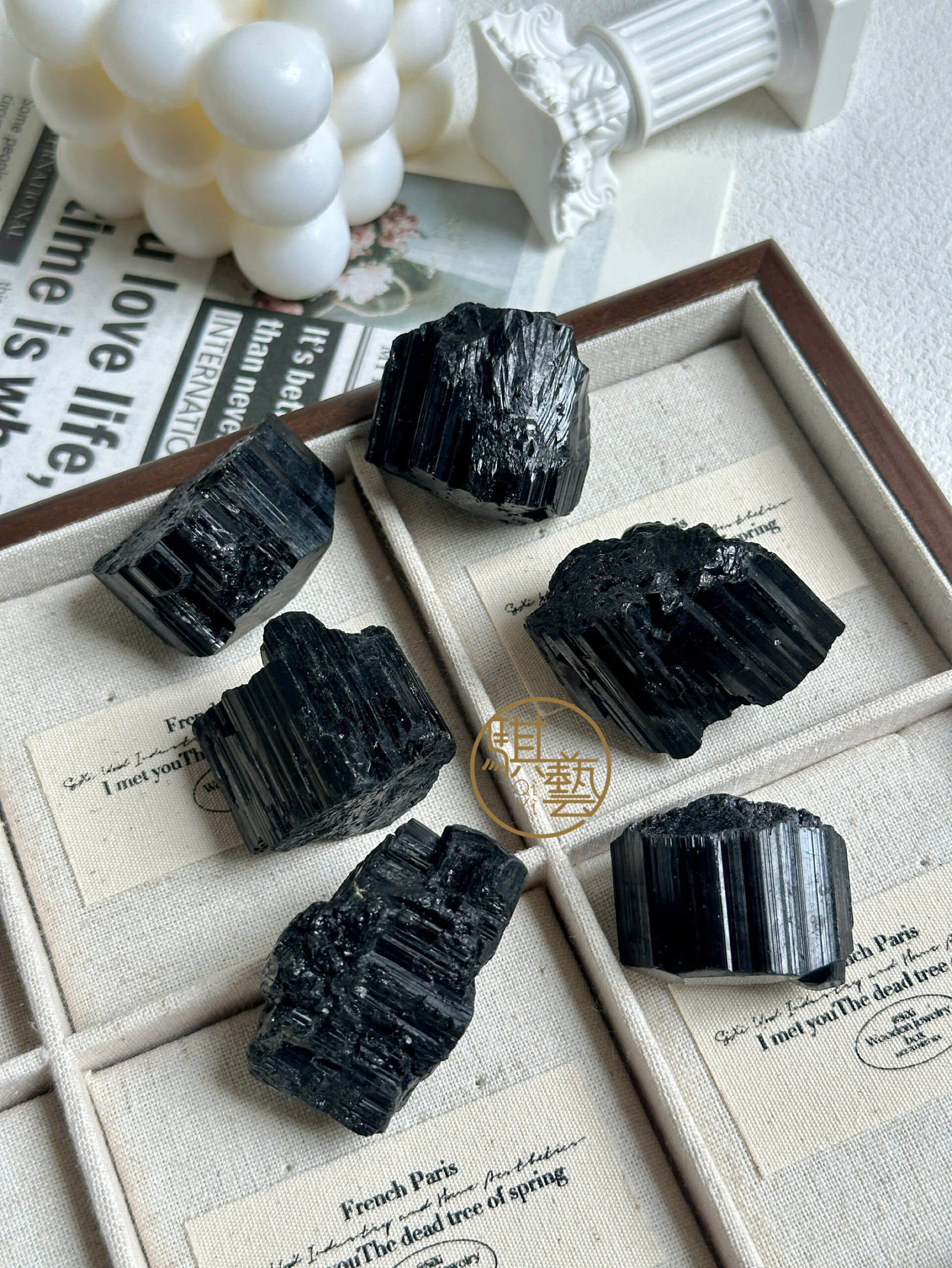 莫桑比克黑碧璽原礦｜頂級防護磁場淨化石