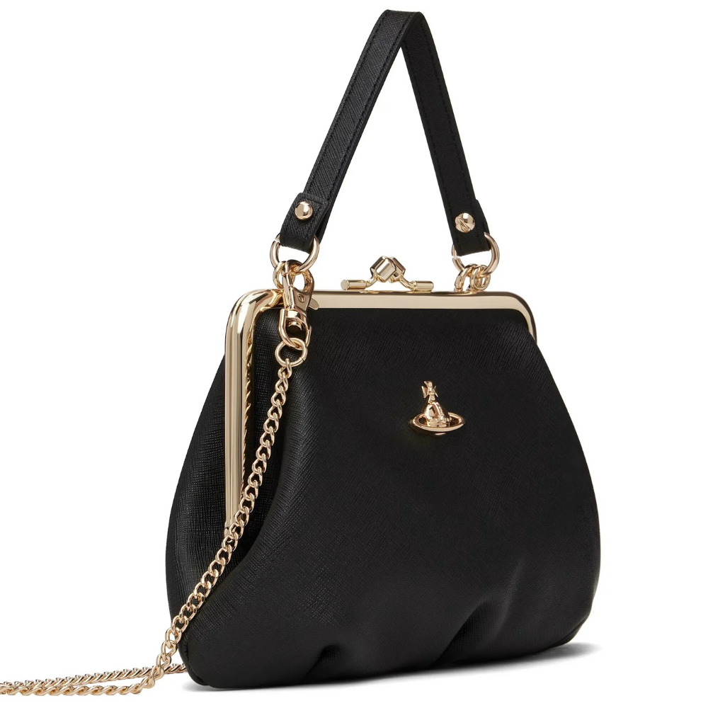 Vivienne Westwood 黑色 Granny Frame 手提包