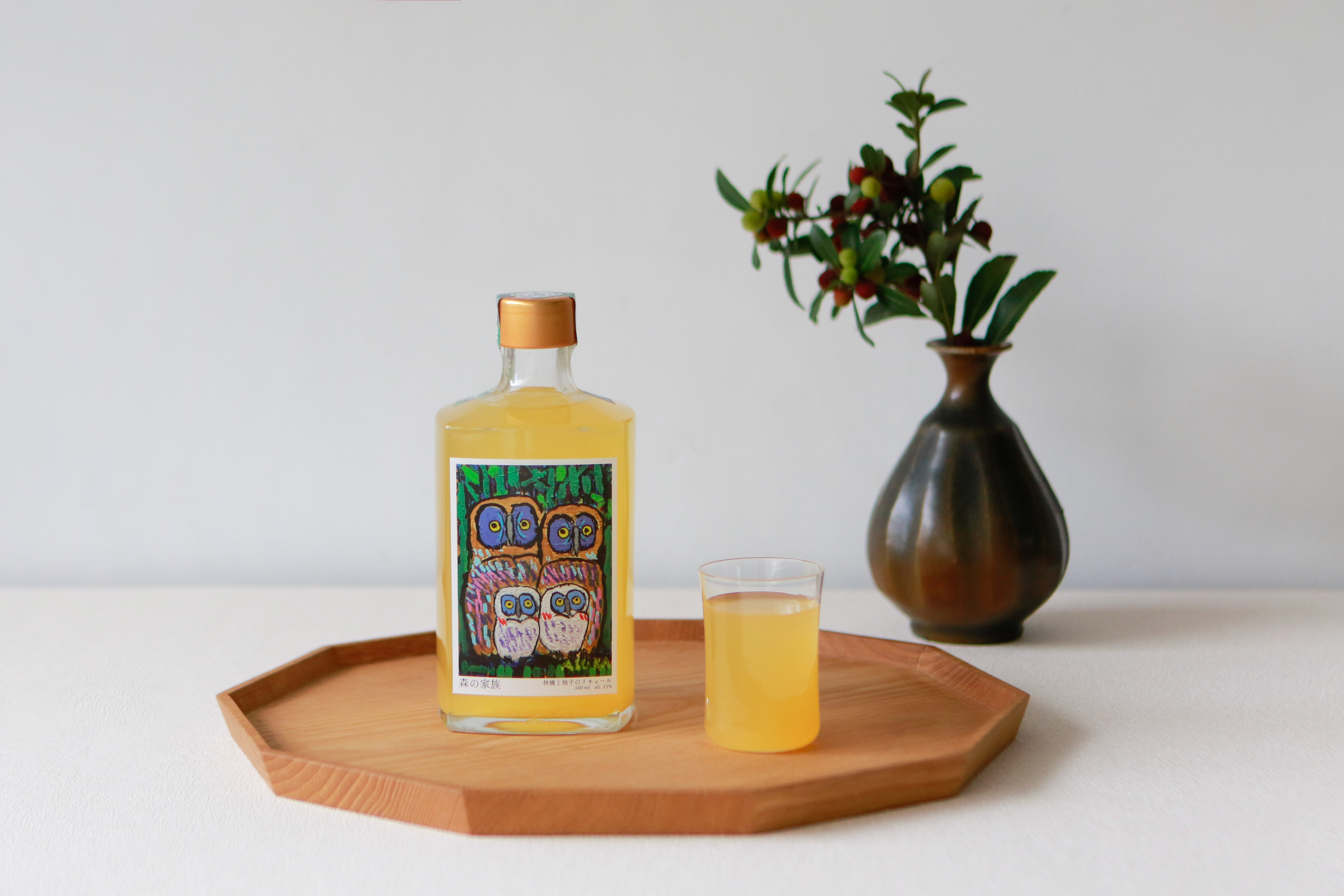 金崎 森家族蘋果柚子酒