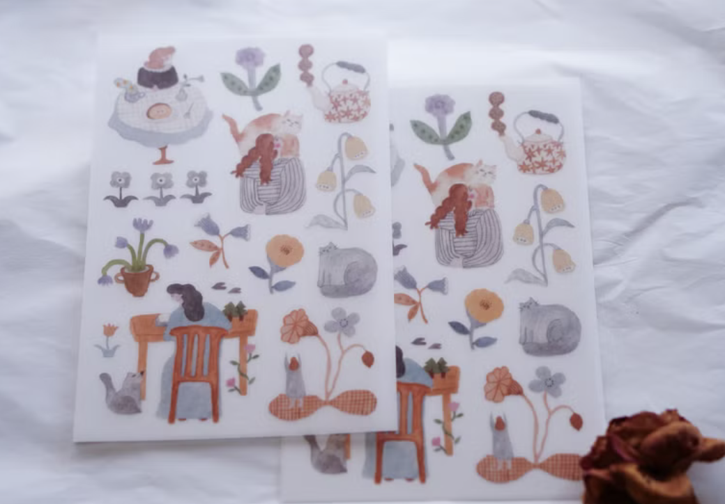 森空｜孤色調 轉印貼紙