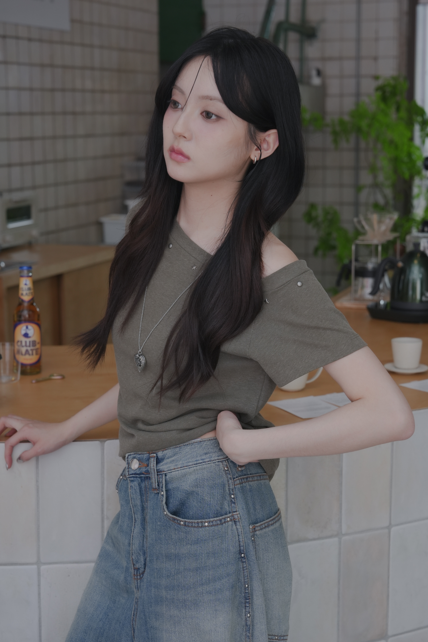 Pigment Stud T-shirt #上衣