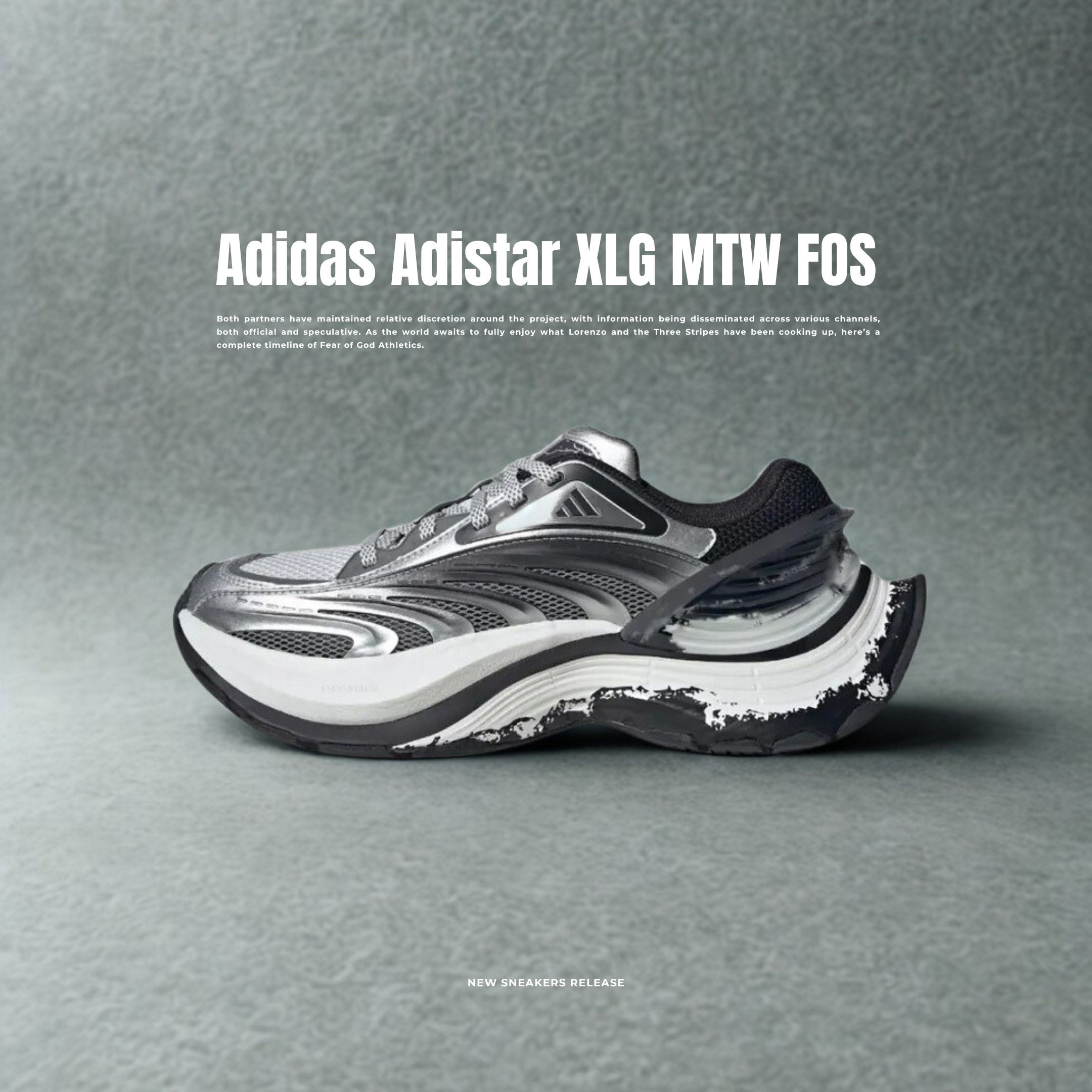 NICEDAY 代購 Adidas XLG MTW FOS Black Silver 黑 銀 灰 黑銀 銀灰 機甲鞋 男女鞋 KI0576