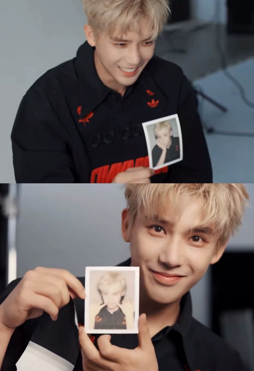 adidas Originals x Willy Chavarria 聯名款  黑色 短袖 Polo衫 字母設計 簡約百搭 王安宇同款 男款 上衣 潮流穿搭 Jun25