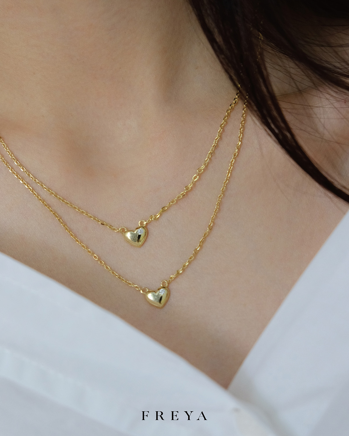 FREYA 單鑽 愛心項鍊