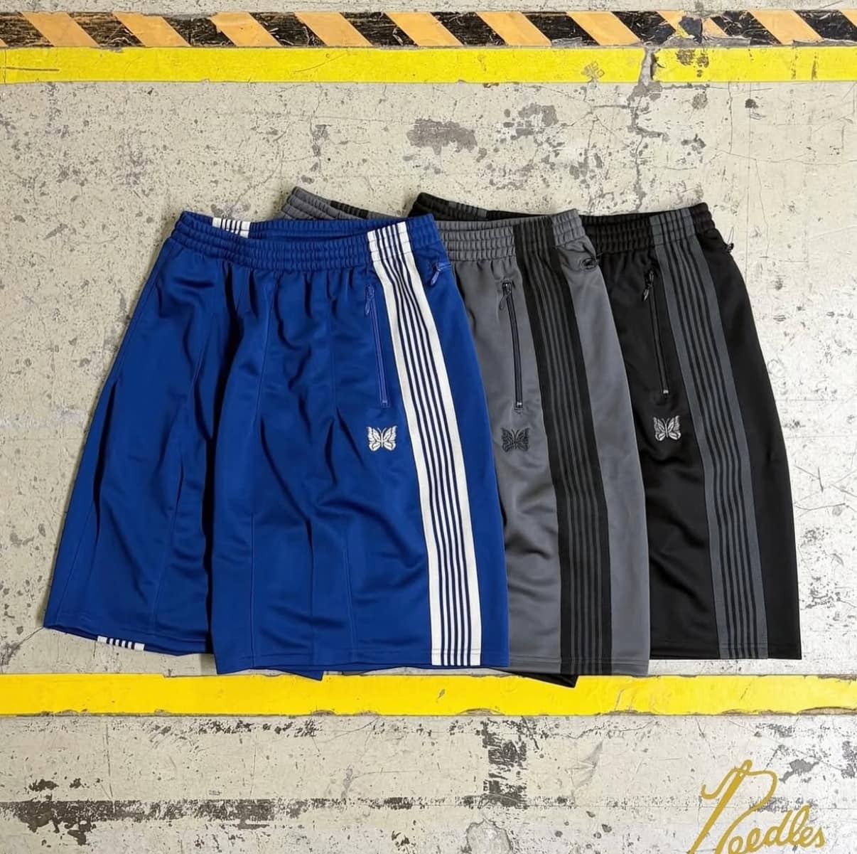2025SS NEEDLES LHP TRACK PANT SHORTS 別注寬版運動褲短褲七分褲