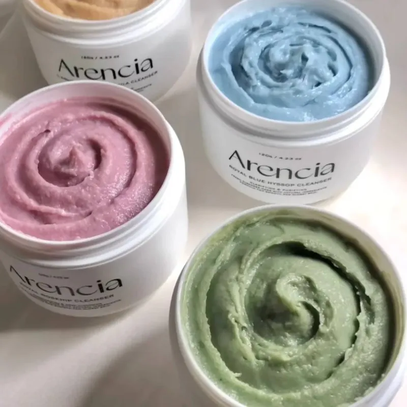 現 貨丨ARENCIA 三合一麻糬年糕潔面膏 120g 皇家玫瑰果丨皇家牛膝草丨黑茶柚子丨綠茶清新丨金盞花