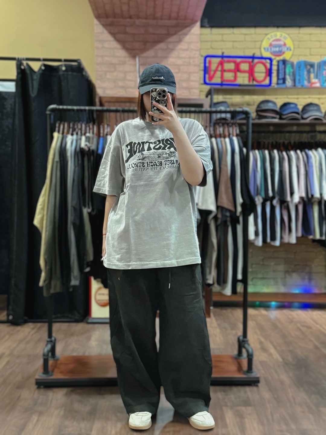 PRISTINE夕陽漫步水洗TEE