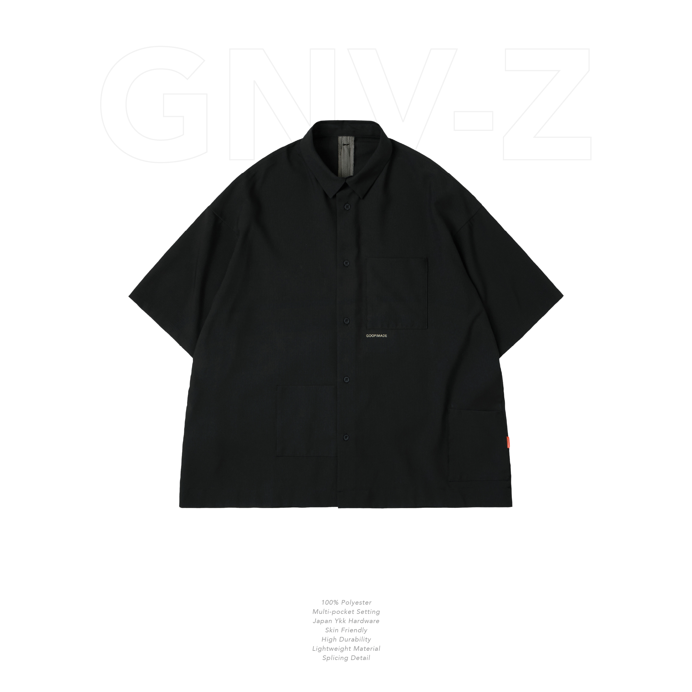 トップス GOOPiMADE GNV-05 SoftBox 2-Layer Shirt GOOPiMADE - グーピーメイド - “GNV-05“ SoftBox 2-Layer Shirt