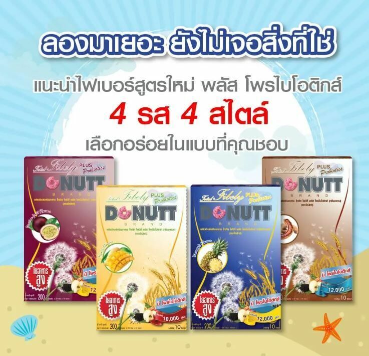 🇹🇭 Donutt 高膳食纖維酵素 ☘ 🍋🍯🍩(H8 PH382)