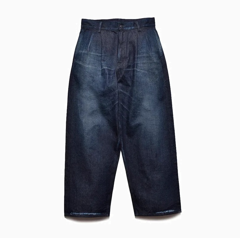 MINEDENIM WTNB. WIDE WORK CPP INDIGO DENIM PANTS - PRE ORDER ITEM (預訂中)