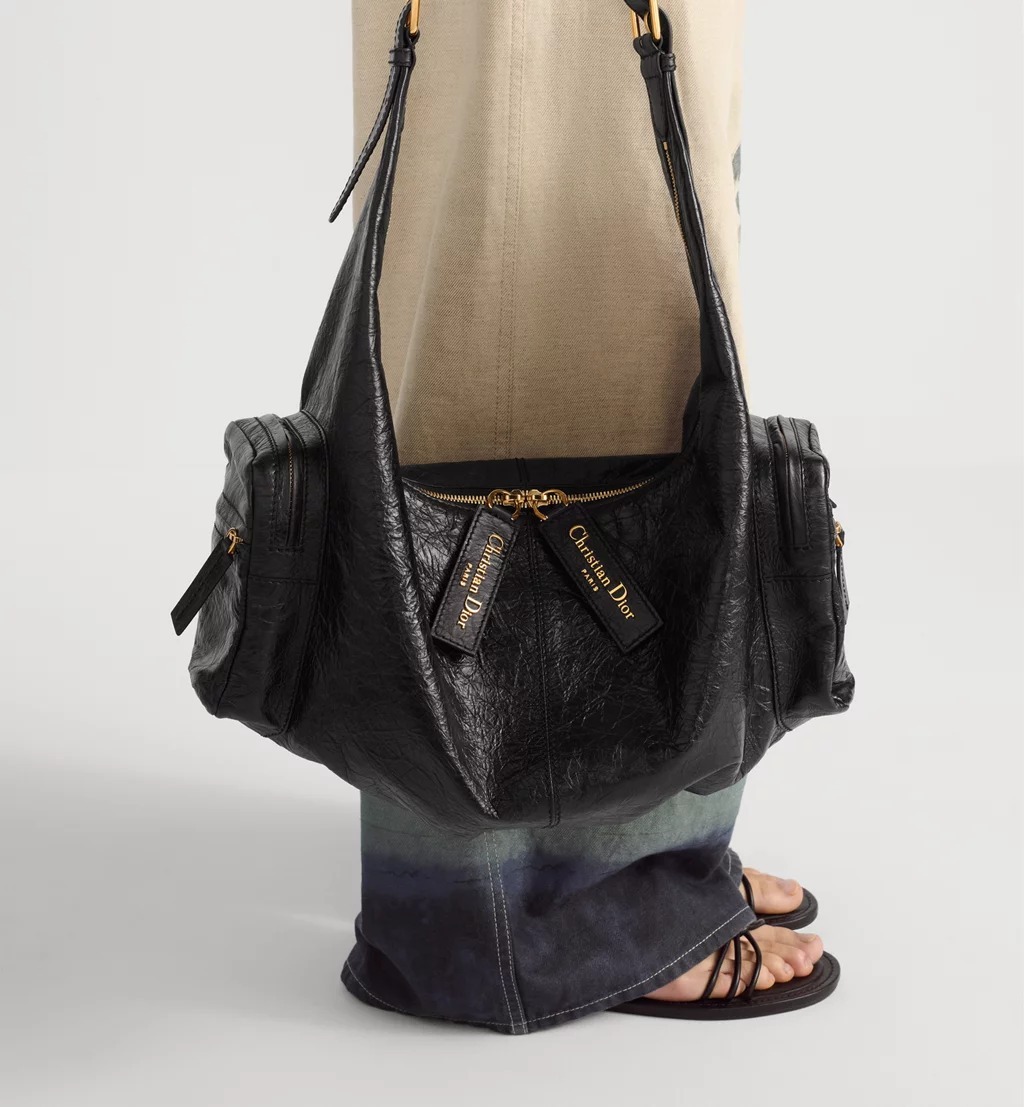 【DIOR】☆大きめ☆ Grand Tour Multipocket バッグ ラージ DIOR | Grand Tour Multipocket バッグ ラージ クリンクルド