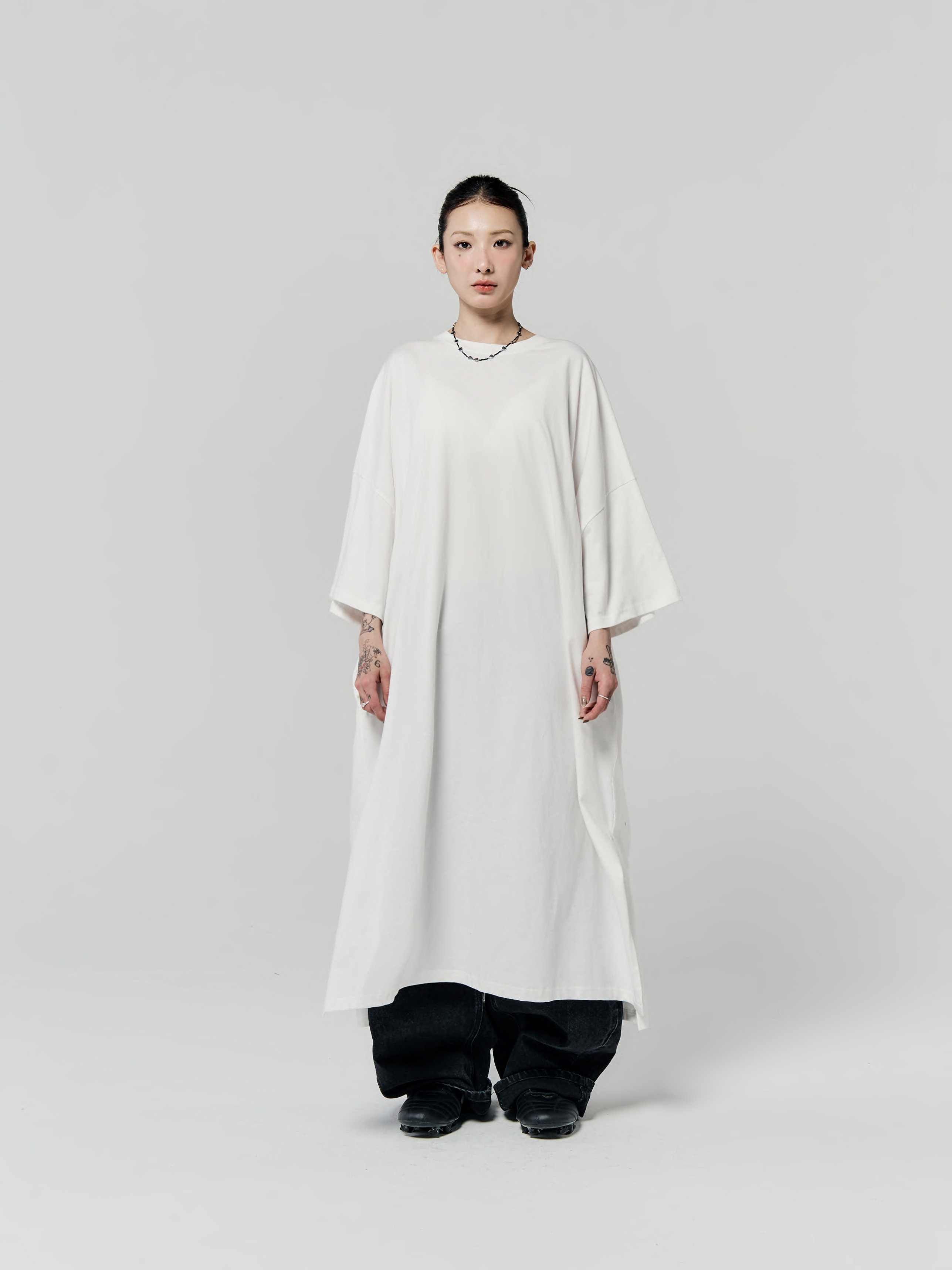 10XL超寬大短袖-白